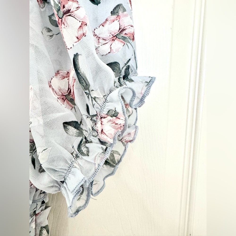 Honey - Klesis Meadow Floral Print Ruffle Mini Dress - Picture 6 of 10